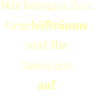 Wir bringen Ihre  Geschäfträume  und Ihr  Anwesen  auf
